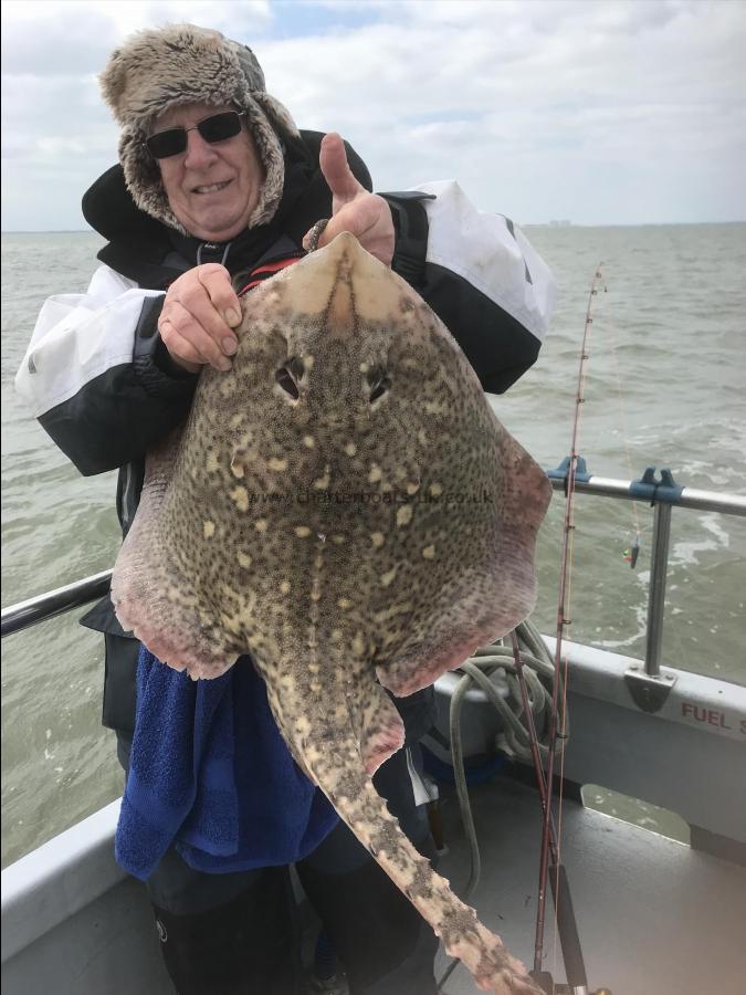 15 lb 5 oz Thornback Ray by Roger Chase