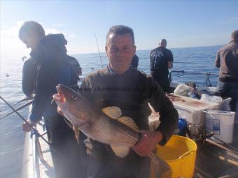 6 lb 6 oz Cod by Marcus Stephenson from Louth.
