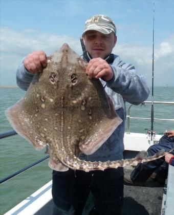 10 lb 12 oz Thornback Ray by Bob Marshall