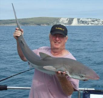 27 lb 8 oz Tope by Colin Penny