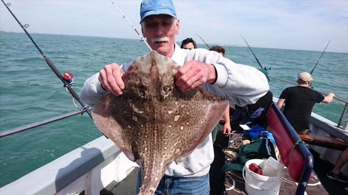 9 lb 6 oz Thornback Ray by Chris from Dover