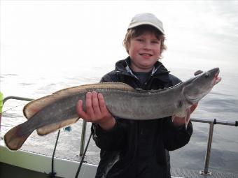 6 lb 8 oz Ling (Common) by John Arthur - from Shetland