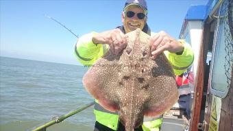 12 lb 4 oz Thornback Ray by bob from Essex