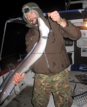 7 lb Conger Eel by Rich Collins