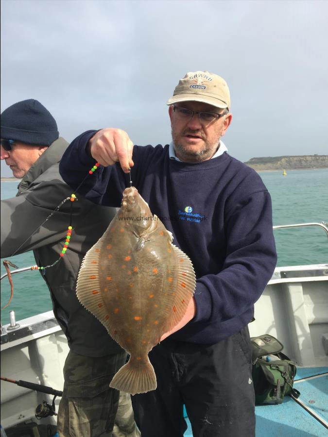 2 lb 5 oz Plaice by Andy