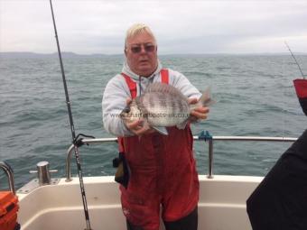 2 lb 6 oz Black Sea Bream by Roy Shipway