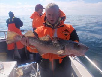 10 lb 7 oz Cod by Aaron Sanderson from Cumbria.