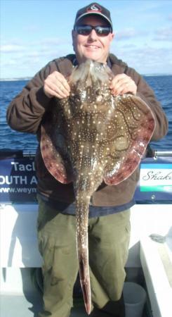 14 lb 8 oz Undulate Ray by Paul Milkins