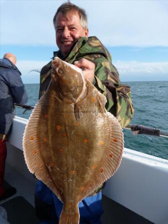 4 lb 12 oz Plaice by Richard Sharp