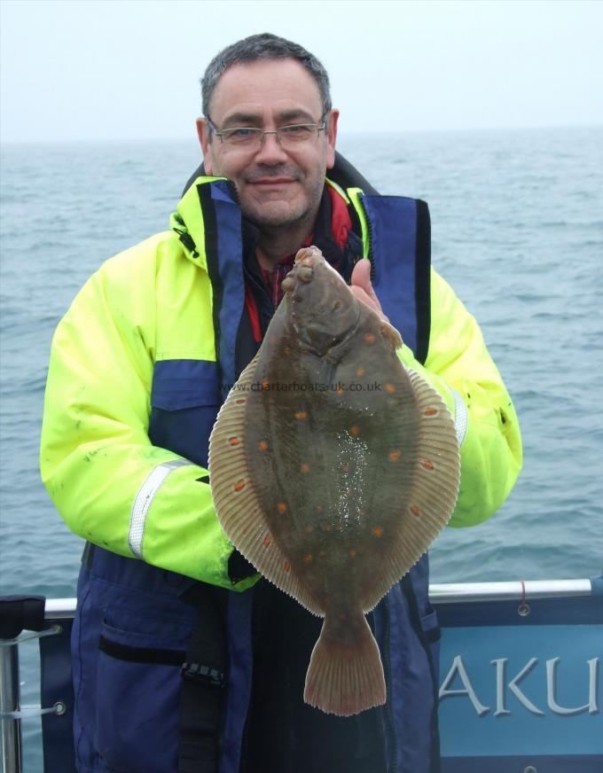 4 lb 2 oz Plaice by Paul Baxter