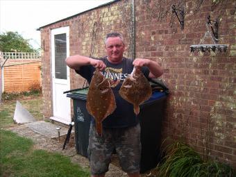 5 lb 8 oz Plaice by Stewart Mchaffie