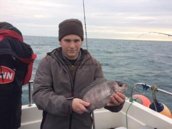 2 lb 2 oz Black Sea Bream by Paul Blake