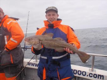 8 lb 6 oz Cod by Polish Gregory from Barnoldswick nr Skipton.