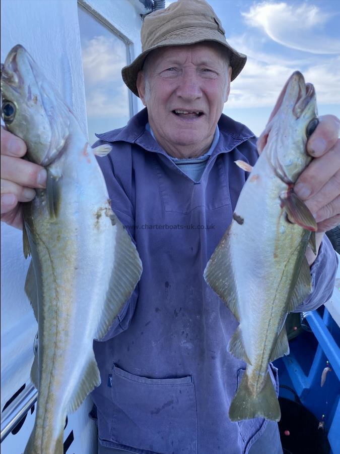 3 lb Pollock by Jack from Sewerby 2 pollock in one drop