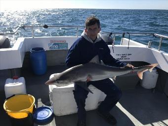 55 lb 8 oz Tope by Alan white