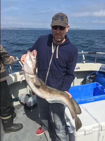 14 lb 13 oz Ling by Stuart Salmon