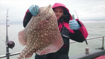 9 lb 6 oz Thornback Ray by Alan from Kent