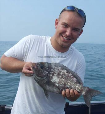 4 lb 2 oz Black Sea Bream by Luke Dingley