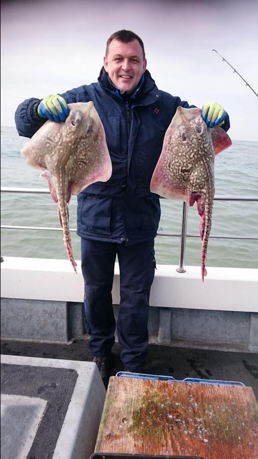 7 lb 8 oz Thornback Ray by Bob Marshall