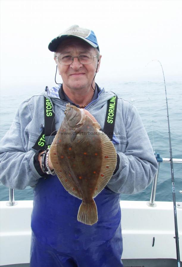 2 lb 4 oz Plaice by Andy Collings