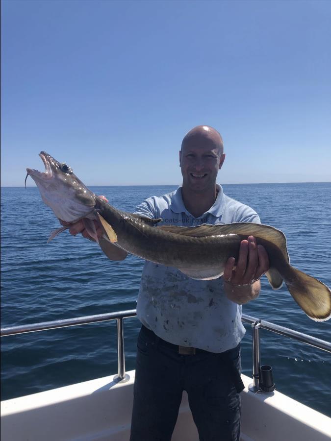 4 lb 8 oz Ling by Nick Ball - 4lb 8oz Ling