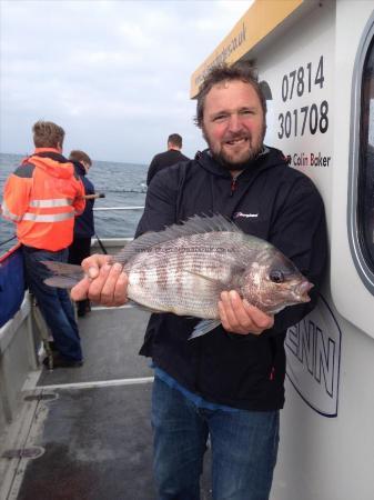 4 lb 8 oz Black Sea Bream by Unknown