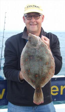 4 lb 8 oz Plaice by Dave Palmer