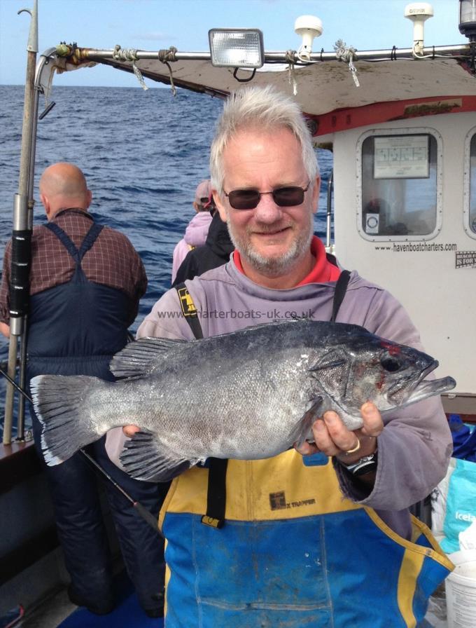 6 lb 11 oz Wreckfish (Stone Bass) by Dashingly good looking skipper !