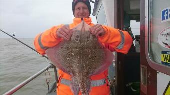 11 lb 5 oz Thornback Ray by Wayne from minster