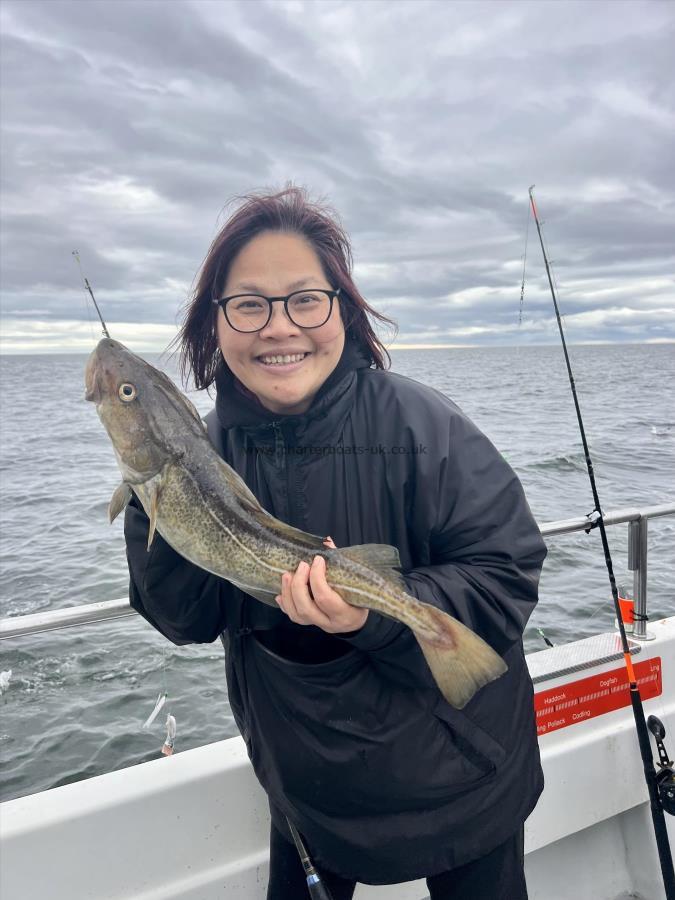 4 lb 8 oz Cod by Windy Ho