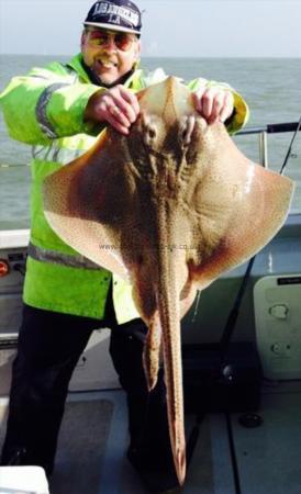 20 lb 8 oz Blonde Ray by Chris Smith