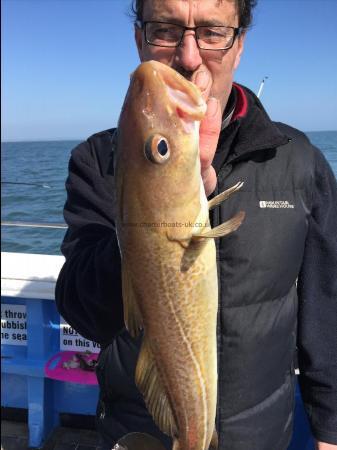 7 lb Cod by petra with one of his cod caught 20/4/2016