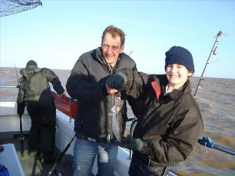 1 lb 5 oz Whiting by Luke and dad Andy