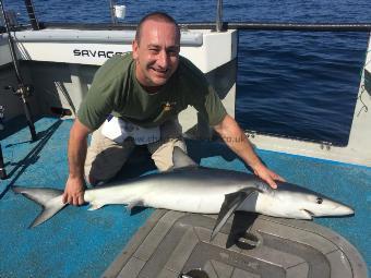 56 lb Blue Shark by Kevin McKie