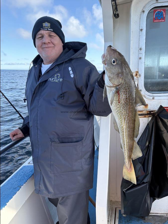 4 lb 6 oz Cod by Andy.