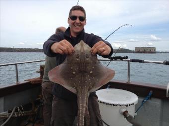 6 lb Thornback Ray by Den Tenby