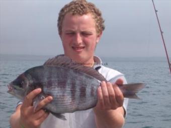 4 lb 2 oz Black Sea Bream by Unknown