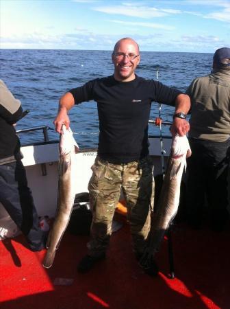 14 lb 4 oz Ling (Common) by Lee (Skipper)