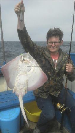 6 lb 8 oz Thornback Ray by Unknown