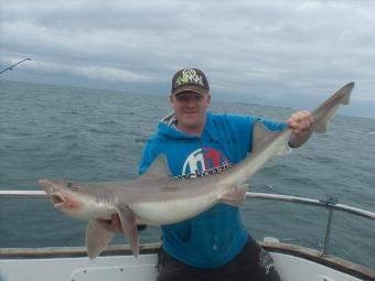 24 lb 11 oz Starry Smooth-hound by Gav Owen