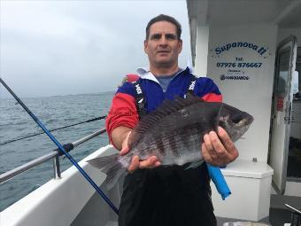 3 lb 4 oz Black Sea Bream by John Bellamy