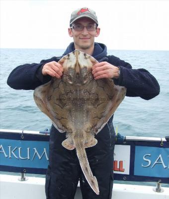 11 lb 12 oz Undulate Ray by Unknown
