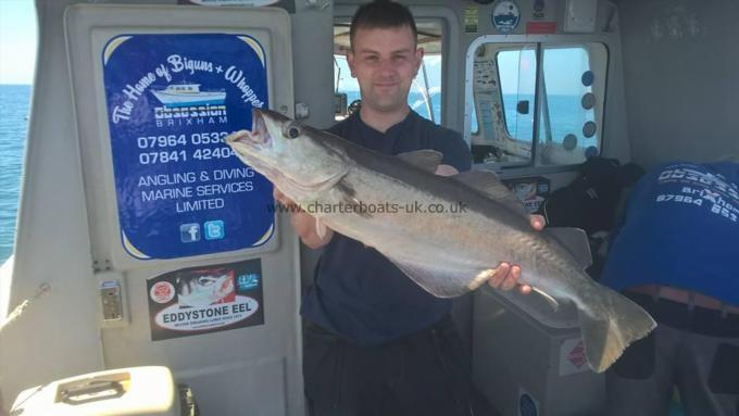 22 lb 2 oz Pollock by Jamie Lee Whitehouse