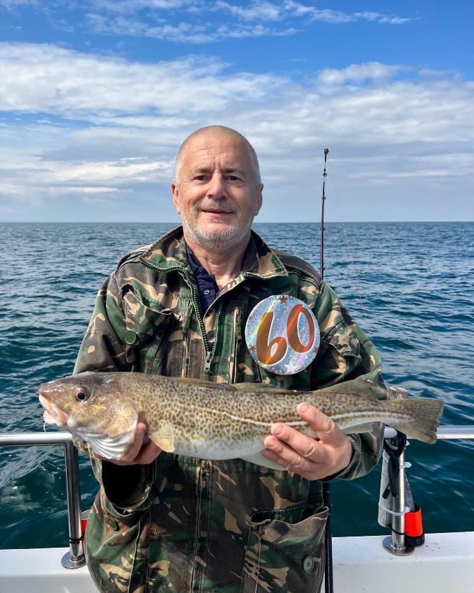 3 lb 8 oz Cod by Kevin "Birthday Boy" Roddis