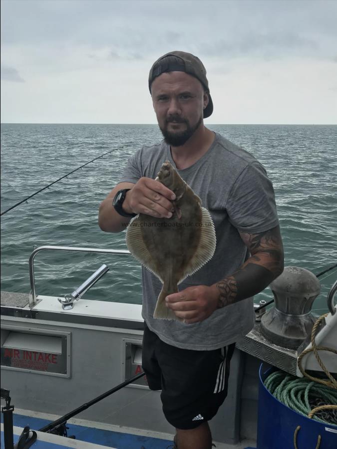 1 lb 11 oz Plaice by Unknown