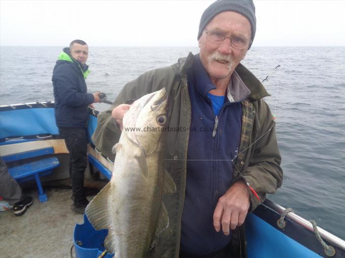 8 lb 9 oz Pollock by one of many caught by Tommy