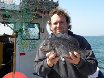 3 lb Black Sea Bream by Unknown