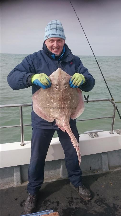 10 lb 4 oz Thornback Ray by Bob Marshall