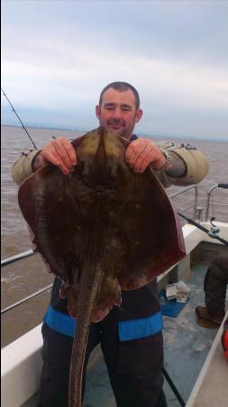 16 lb 8 oz Blonde Ray by peter bowen