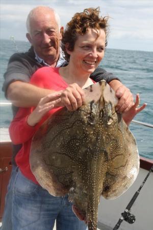 14 lb 3 oz Undulate Ray by Amanda